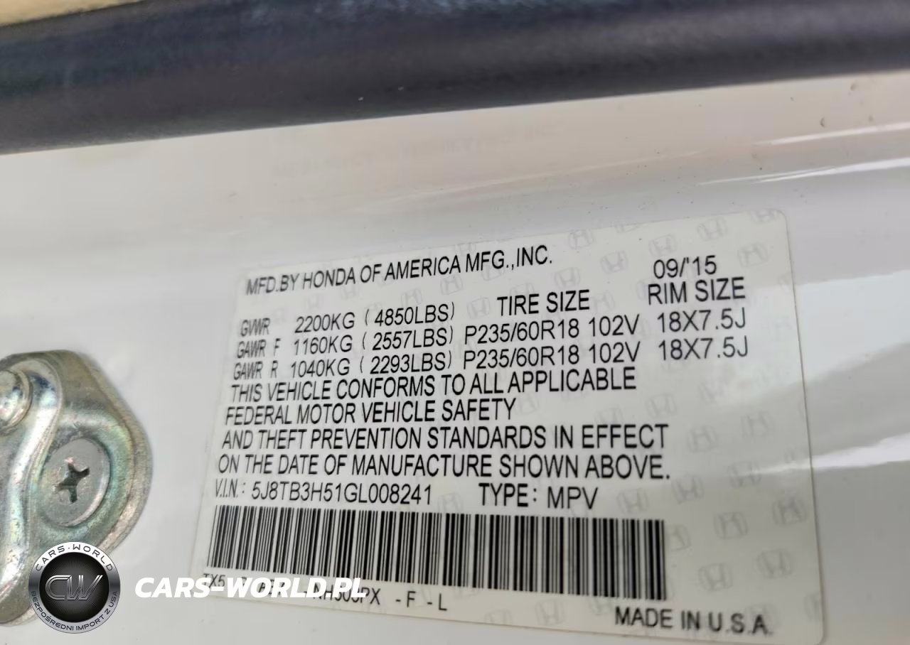 2016 Acura Rdx Technology VIN:5J8TB3H51GL008241 - 14