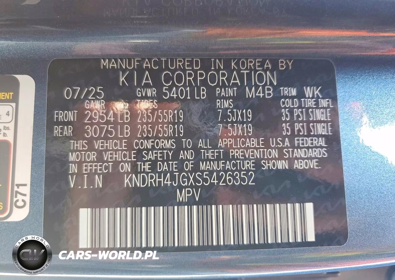 2025 Kia Sorento Ex VIN:KNDRH4JGXS5426352 - 14