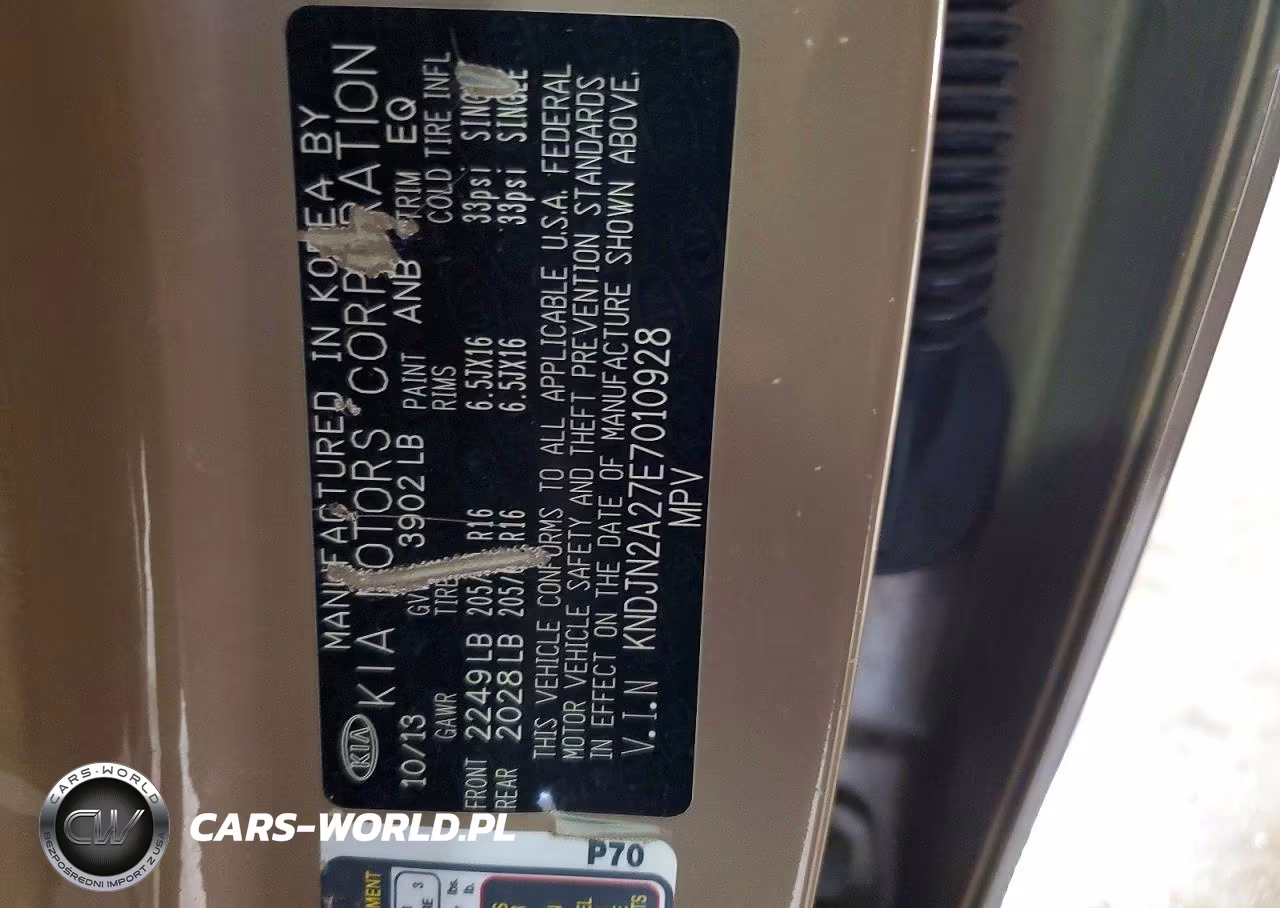 2014 Kia Soul Base VIN:KNDJN2A27E7010928 - 12