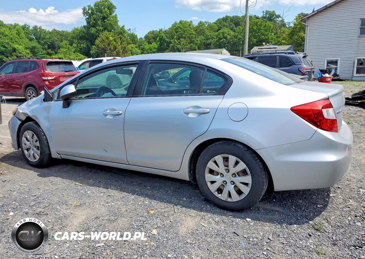 2012 Honda Civic Lx VIN:2HGFB2F50CH525550 - 2