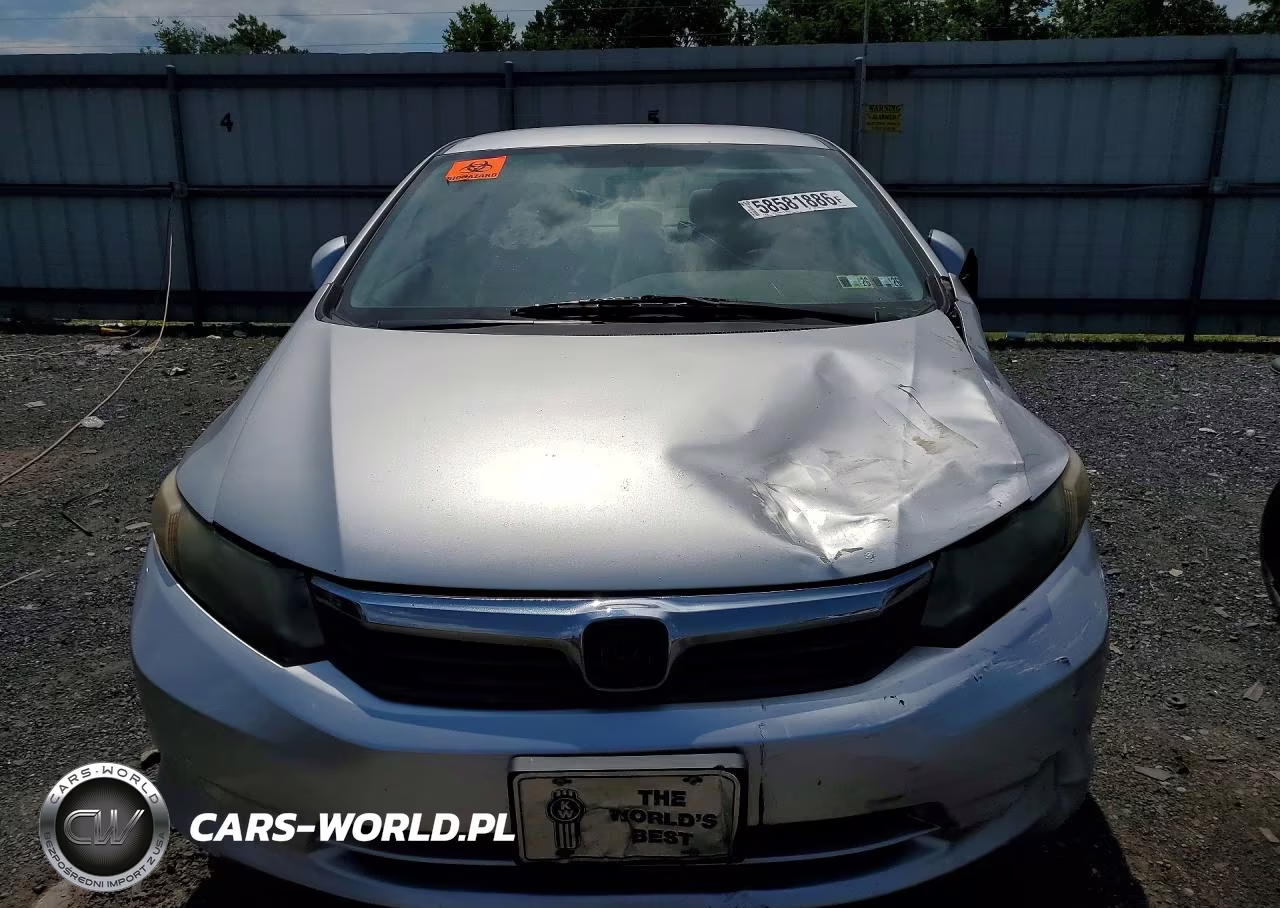 2012 Honda Civic Lx VIN:2HGFB2F50CH525550 - 5