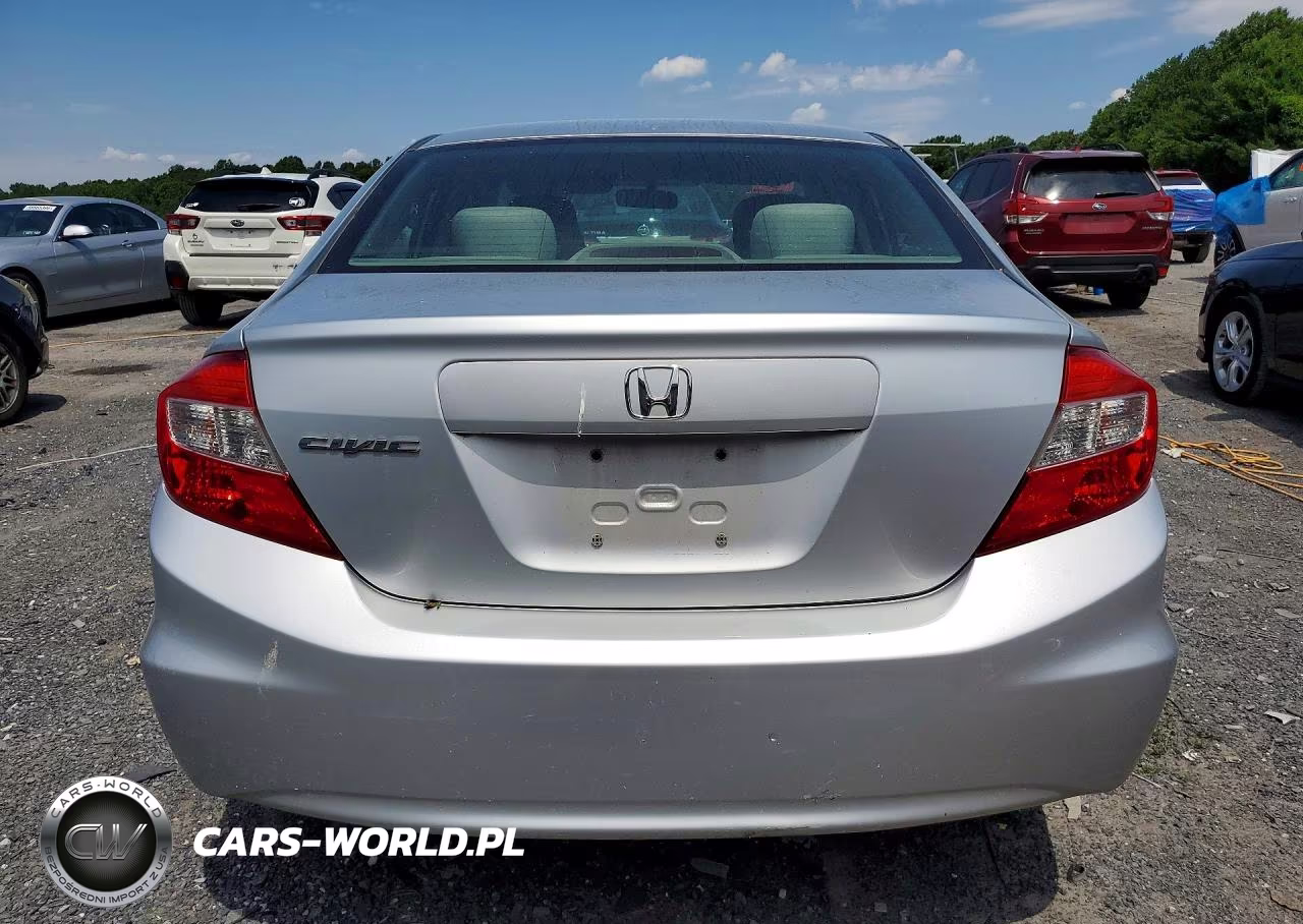 2012 Honda Civic Lx VIN:2HGFB2F50CH525550 - 6
