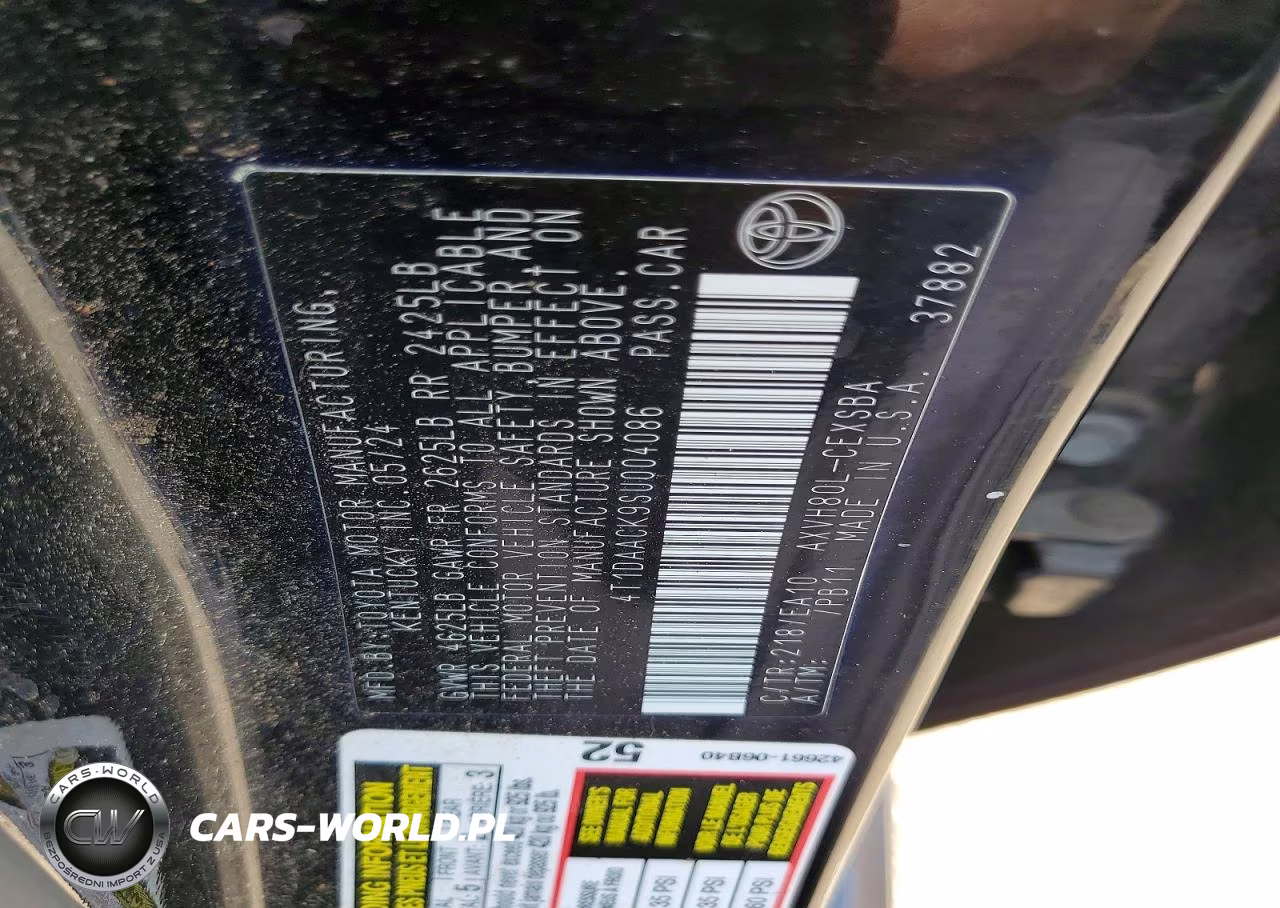 2025 Toyota Camry Se VIN:4T1DAACK9SU004086 - 12
