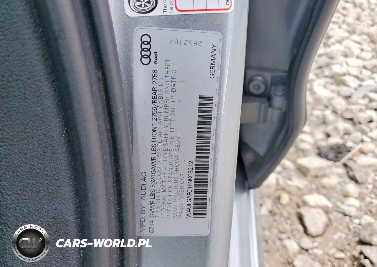 2015 Audi A6 Premium Plus VIN:WAUFGAFC1FN008212 - 12