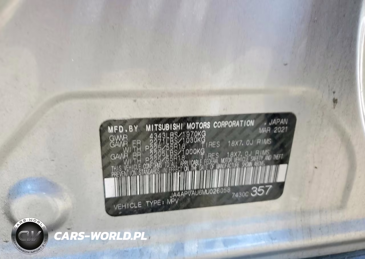 2021 Mitsubishi Outlander Sport Se VIN:JA4APVAU6MU026058 - 14
