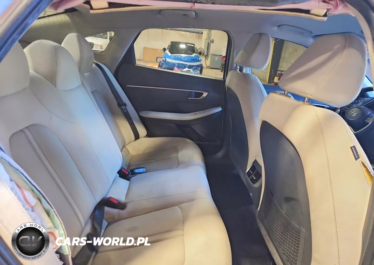 2021 Hyundai Sonata Hybrid Blue VIN:KMHL24JJ0MA033100 - 10