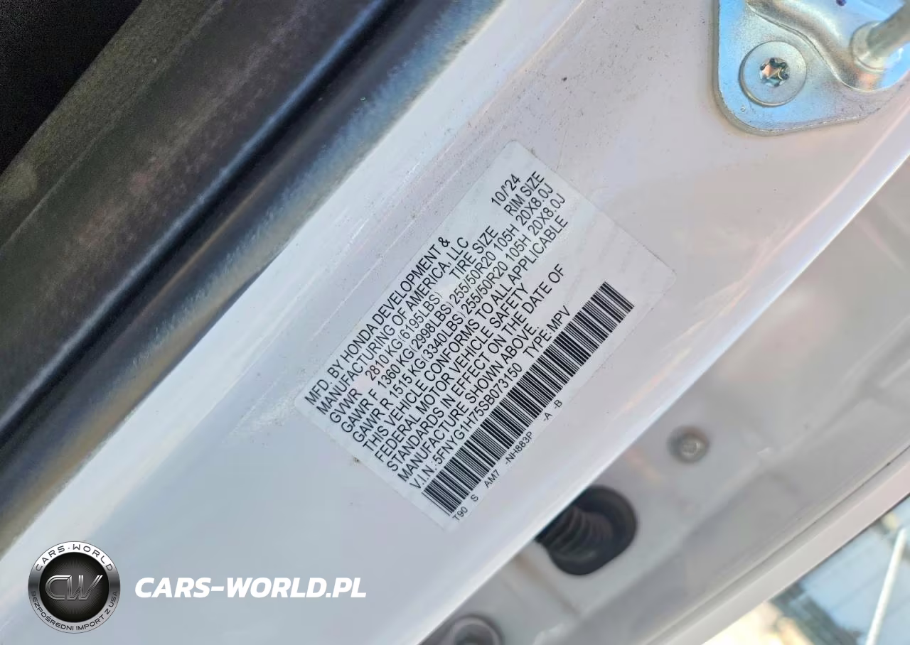 2025 Honda Pilot Touring VIN:5FNYG1H75SB073150 - 12