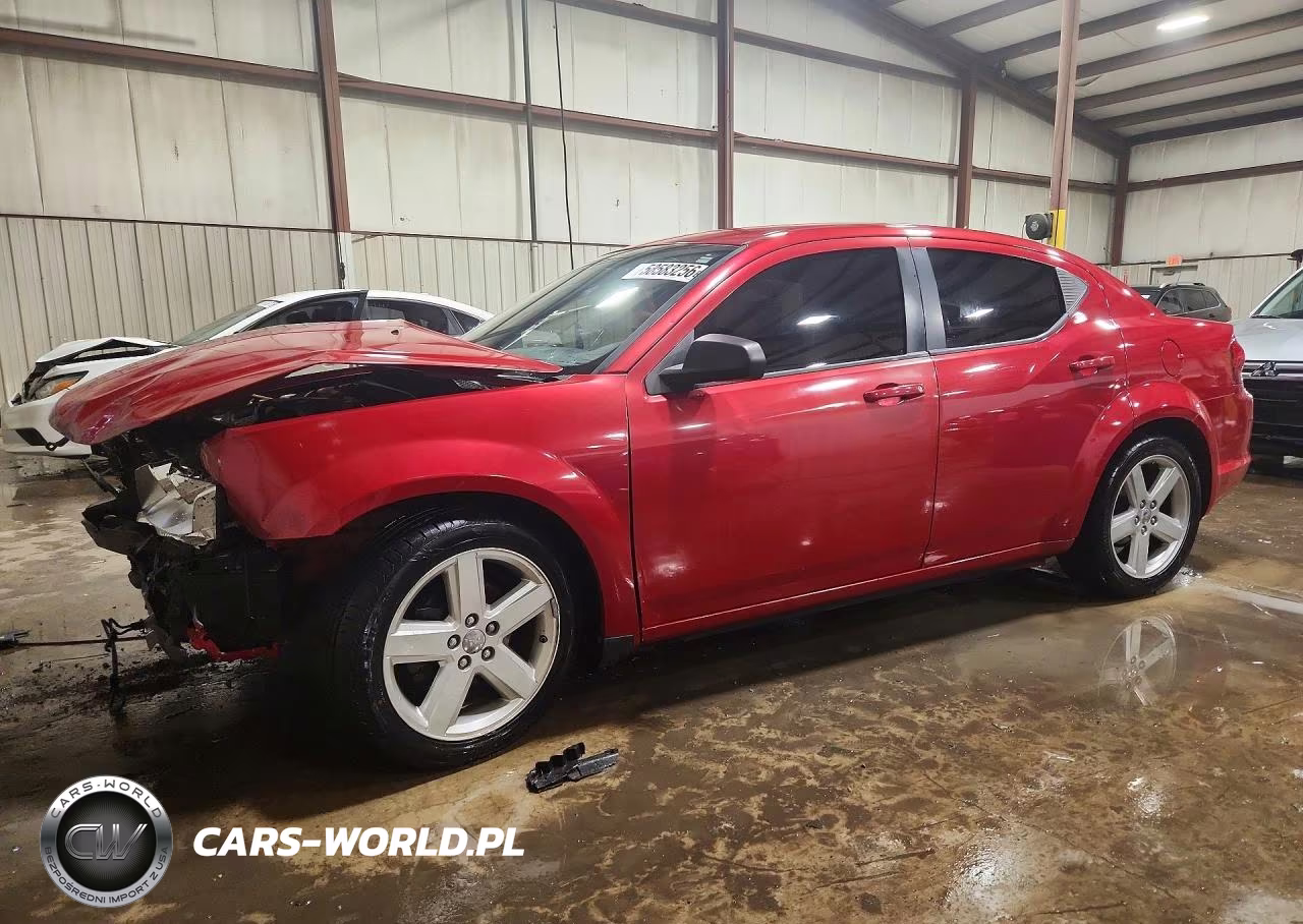 2013 Dodge Avenger Se VIN:1C3CDZABXDN680069 - 1