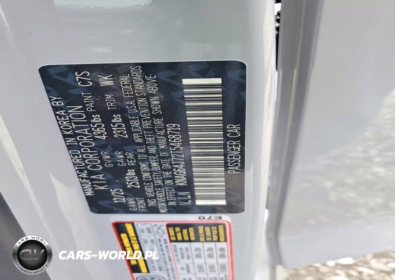 2026 Kia K5 Gt Line VIN:KNAG64J72T5468719 - 13