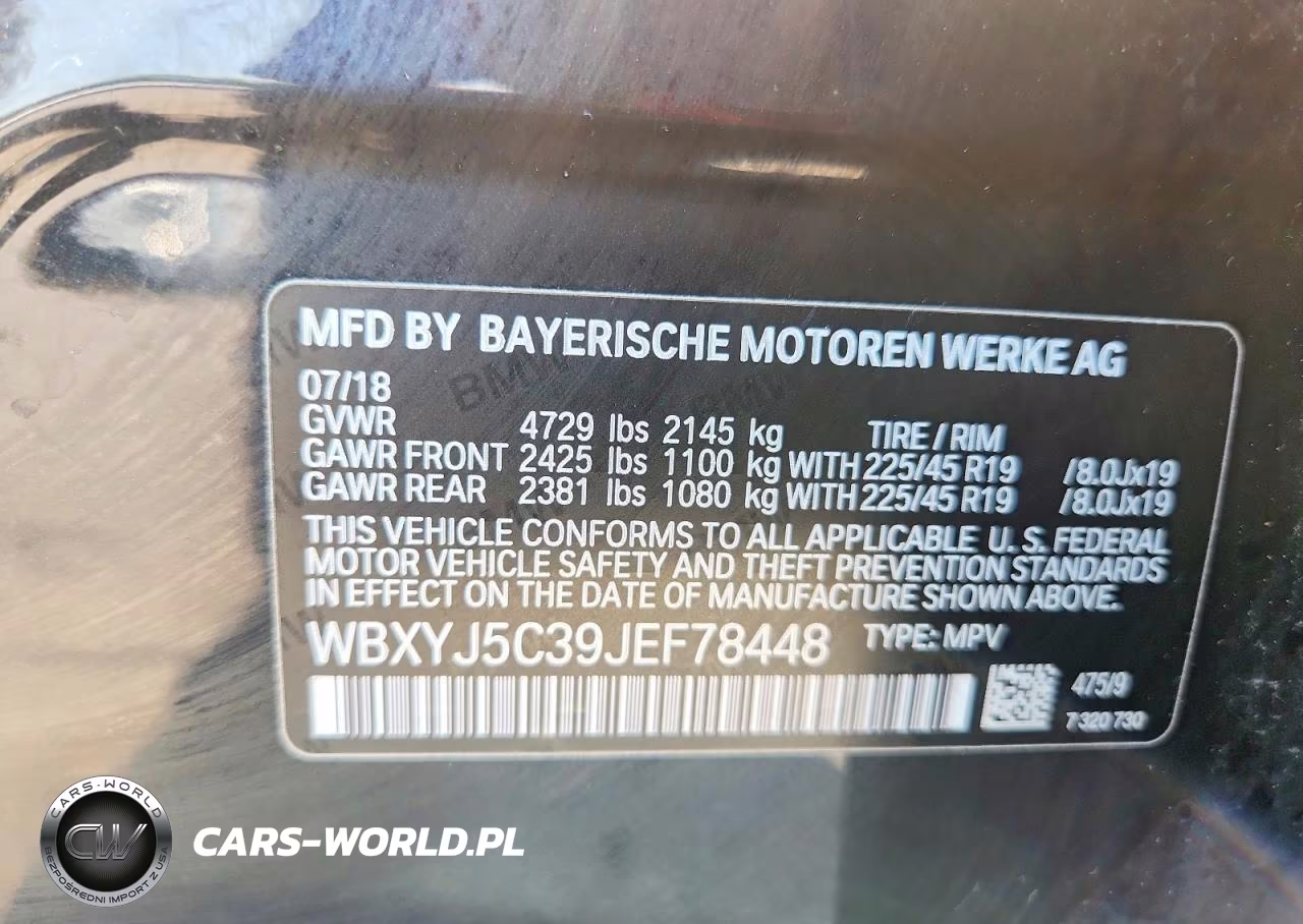2018 BMW X2 xDrive28I VIN:WBXYJ5C39JEF78448 - 14