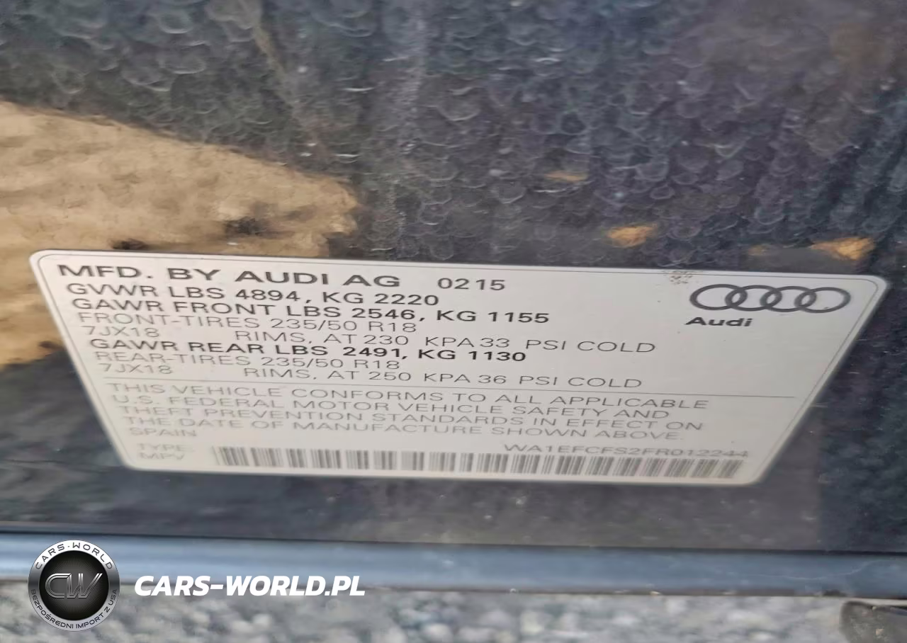 2015 Audi Q3 Premium Plus VIN:WA1EFCFS2FR012244 - 13