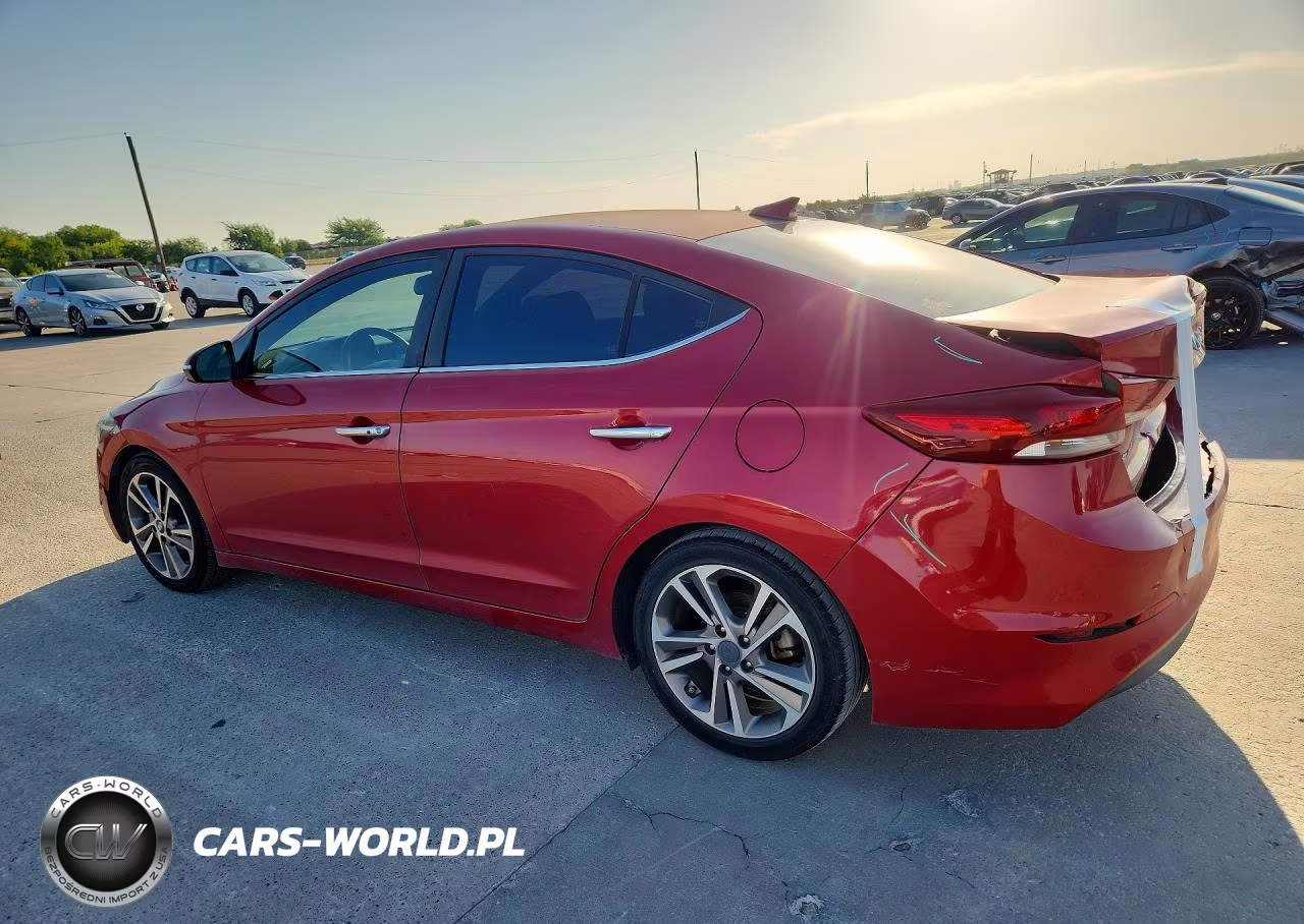 2017 Hyundai Elantra Limited VIN:5NPD84LF3HH205571 - 2