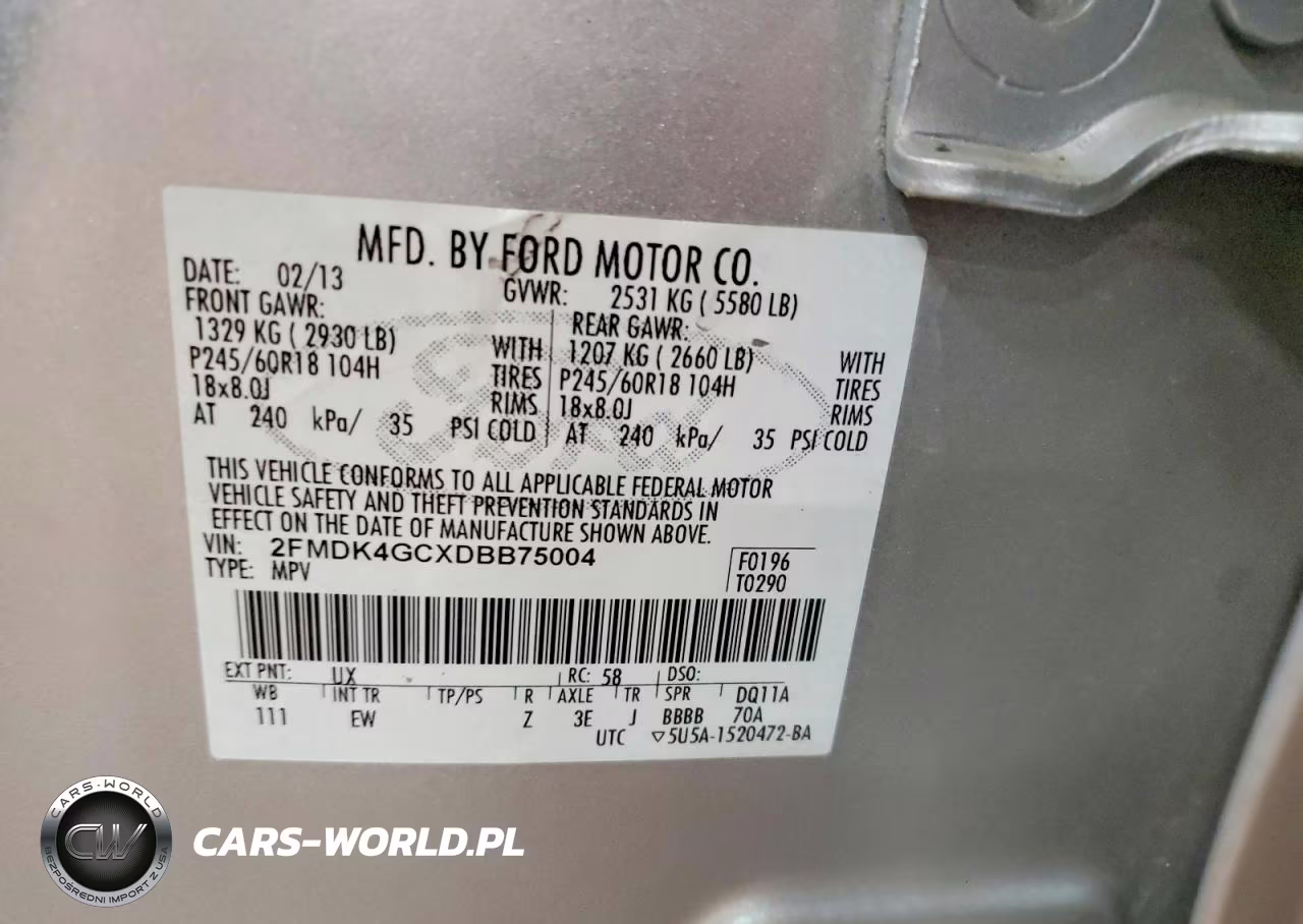 2013 Ford Edge Se VIN:2FMDK4GCXDBB75004 - 13