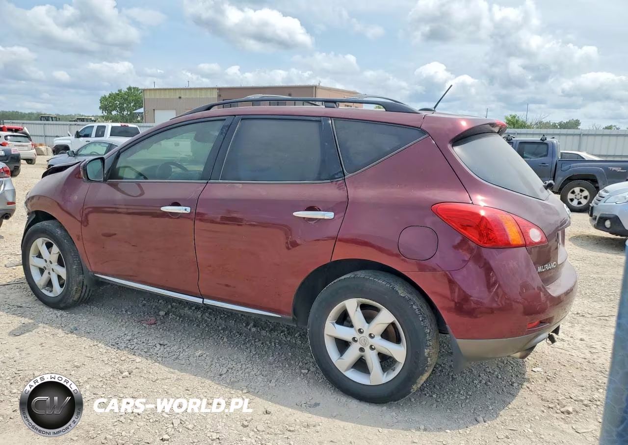 2009 Nissan Murano VIN:JN8AZ18U29W017842 - 2