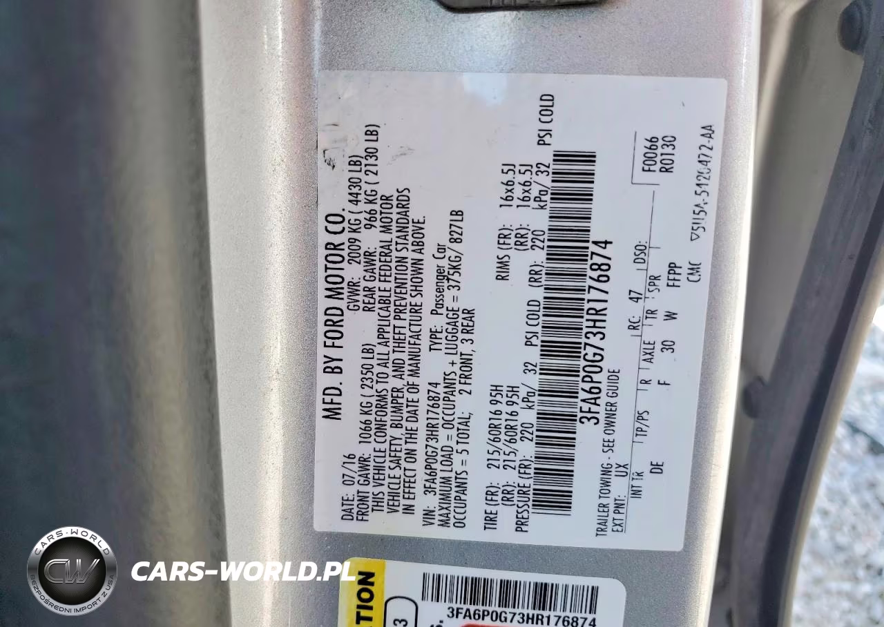 2017 Ford Fusion S VIN:3FA6P0G73HR176874 - 13