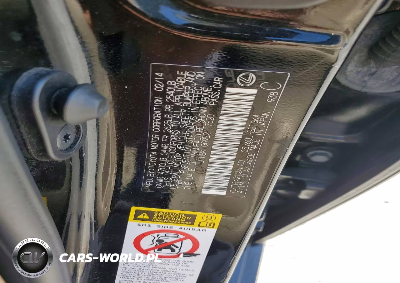 2014 Lexus Es 350 VIN:JTHBK1GG9E2117520 - 12