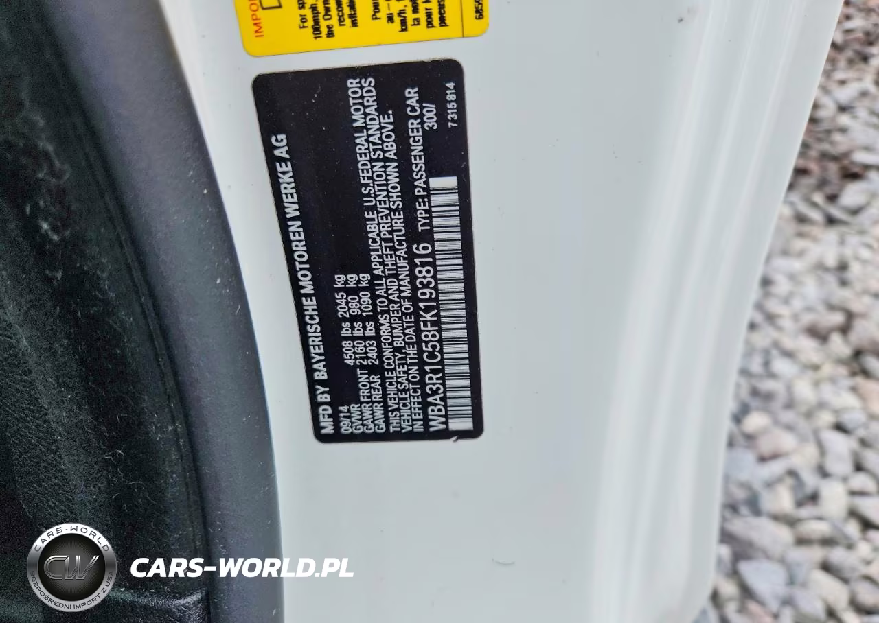 2015 BMW 435 I VIN:WBA3R1C58FK193816 - 12