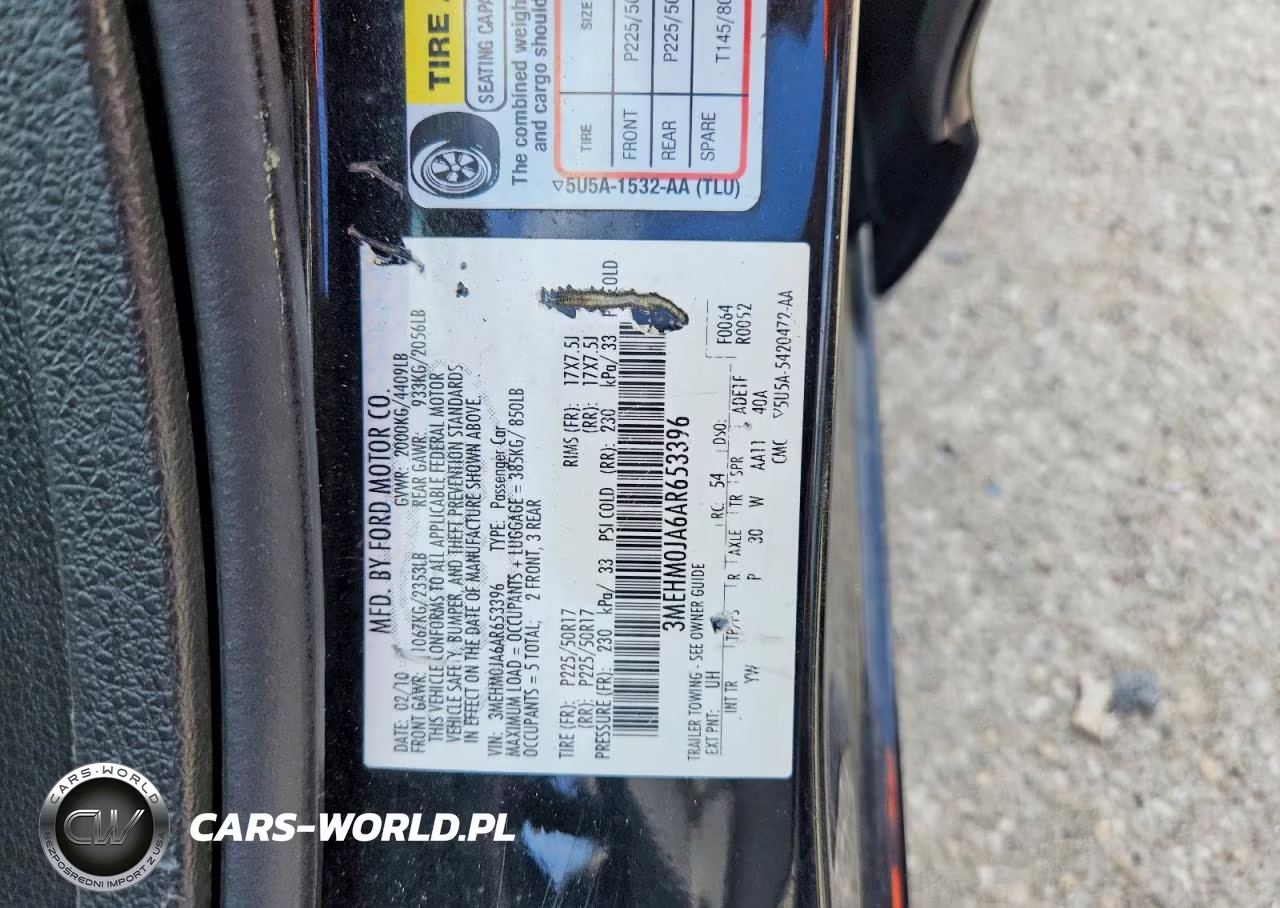 2010 Mercury Milan Premier VIN:3MEHM0JA6AR653396 - 12