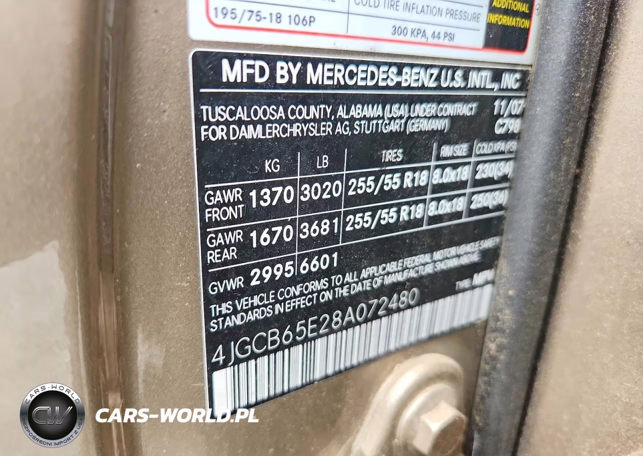 2008 Mercedes-Benz R 350 VIN:4JGCB65E28A072480 - 13