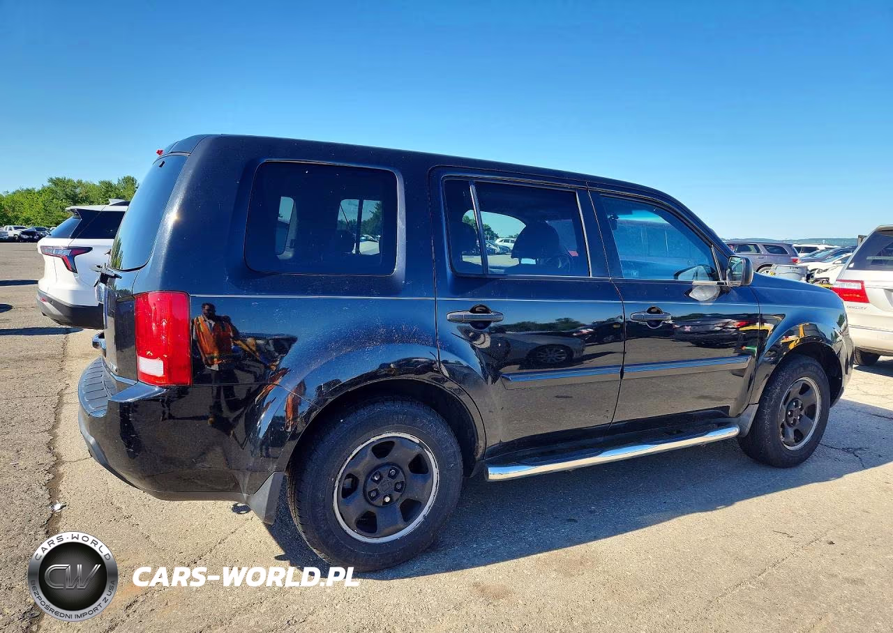 2011 Honda Pilot Lx VIN:5FNYF4H20BB014435 - 3