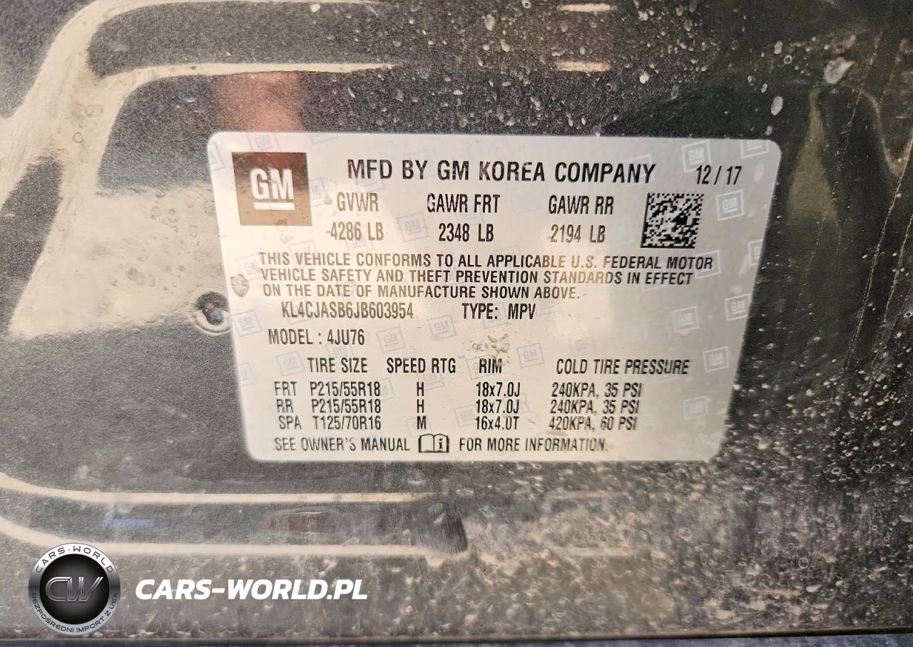 2018 Buick Encore Preferred VIN:KL4CJASB6JB603954 - 12
