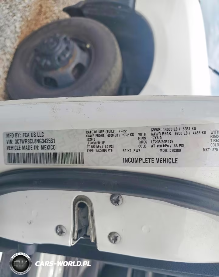 2022 Ram 3500 VIN:3C7WRSCL8NG342531 - 12
