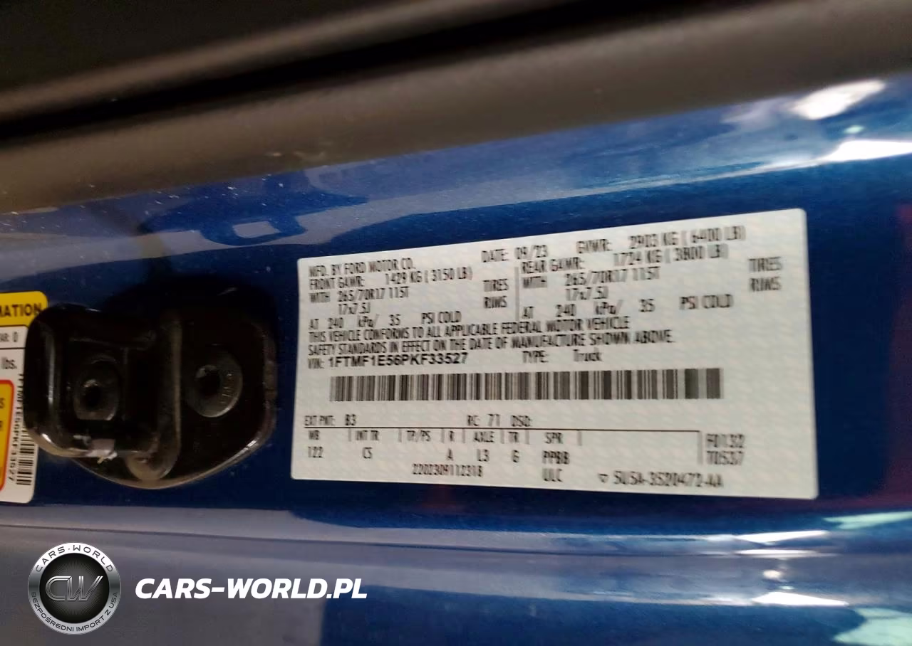 2023 Ford F150 VIN:1FTMF1E56PKF33527 - 12