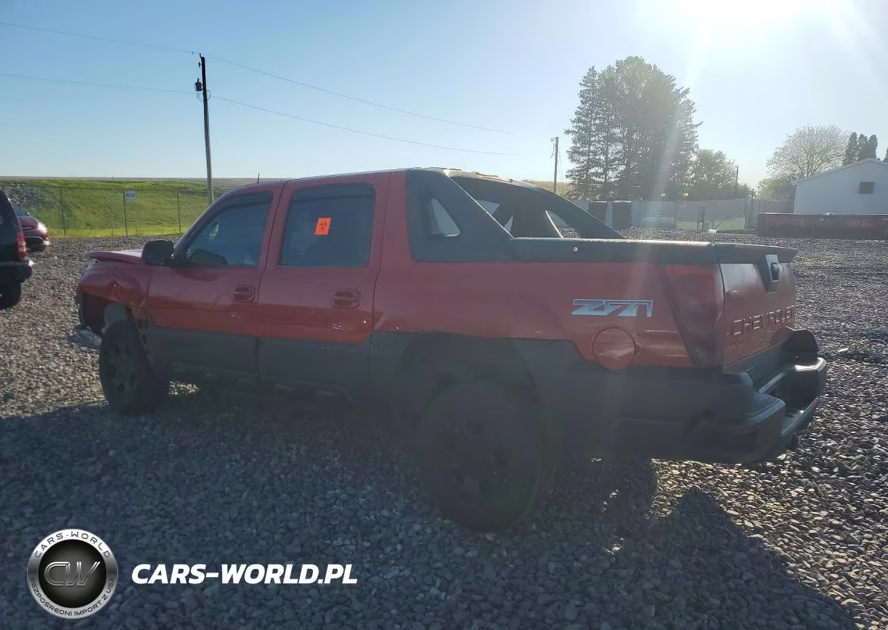 2002 Chevrolet Avalanche K1500 VIN:3GNEK13TX2G328320 - 2