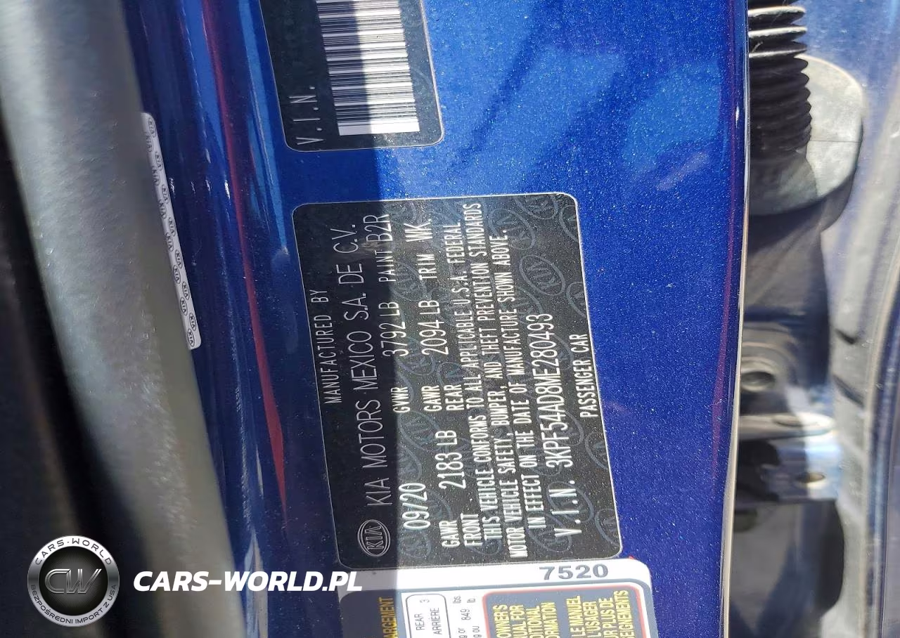 2021 Kia Forte Ex VIN:3KPF54AD8ME280493 - 12