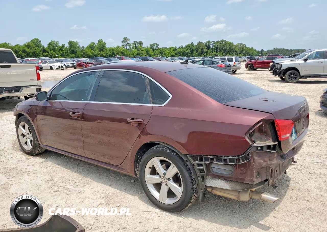 2013 Volkswagen Passat Se VIN:1VWBP7A38DC083927 - 2