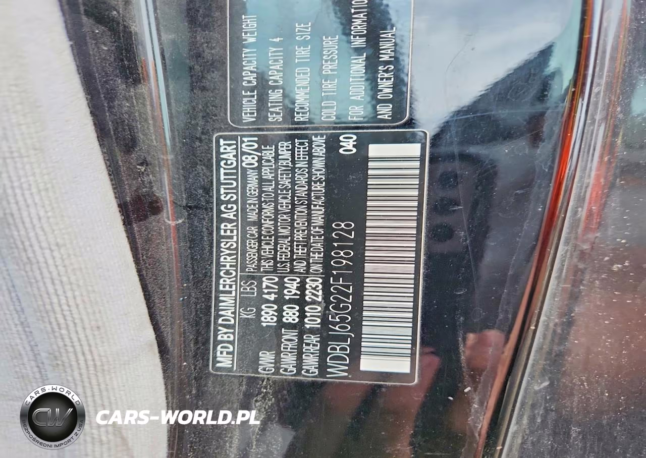 2002 Mercedes-Benz Clk 320 VIN:WDBLJ65G22F198128 - 12