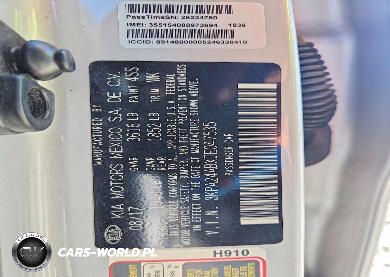 2018 Kia Rio S VIN:3KPA24ABXJE047535 - 13