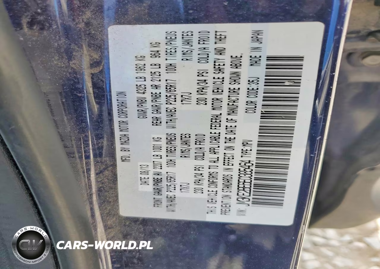 2014 Mazda Cx-5 Sport VIN:JM3KE2BE6E0385464 - 12