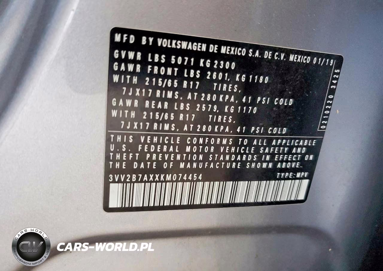 2019 Volkswagen Tiguan Se-Sel-Sel R-Line Jet-Black-Se VIN:3VV2B7AXXKM074454 - 13