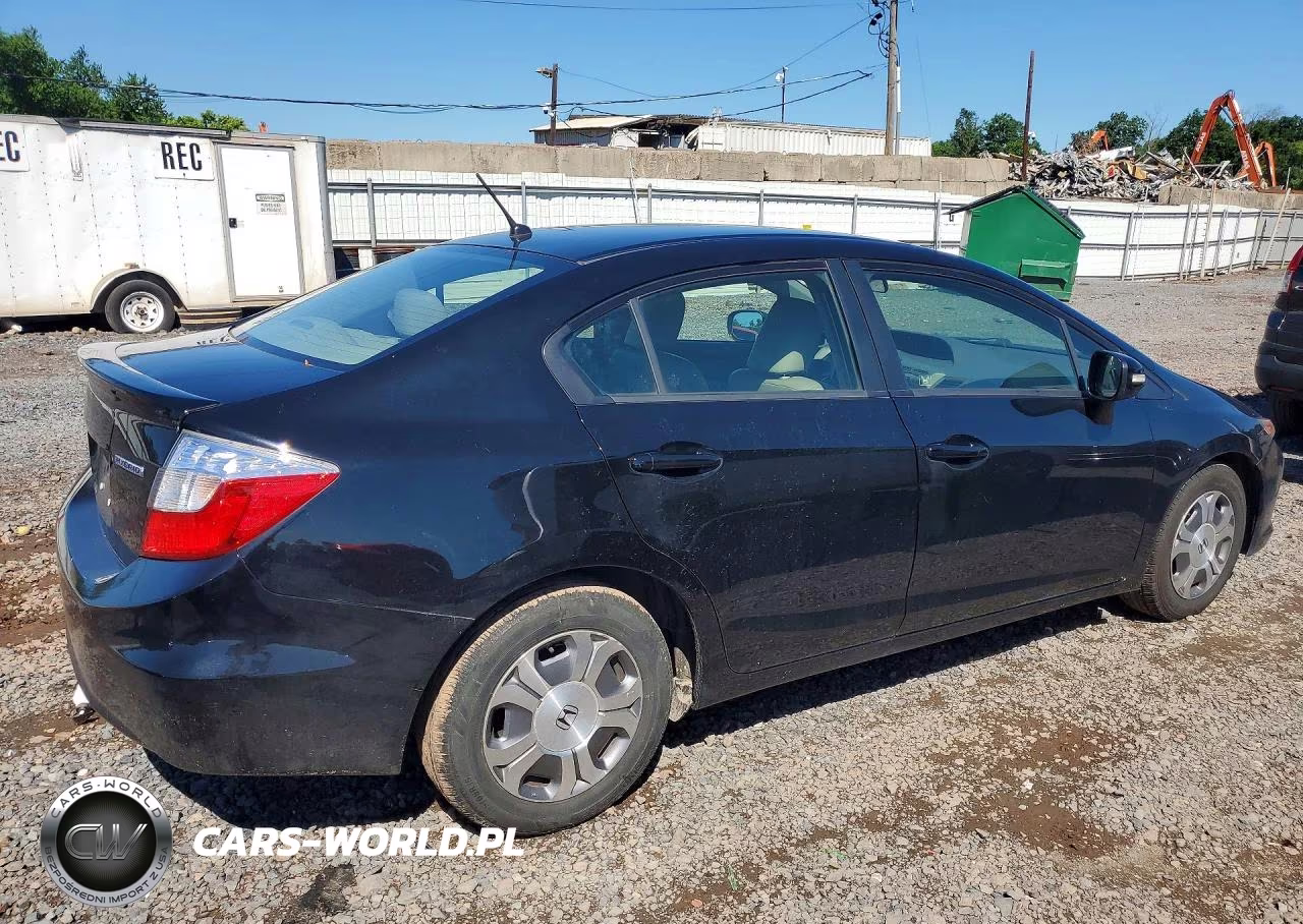 2012 Honda Civic Hybrid L VIN:JHMFB4F30CS008247 - 3