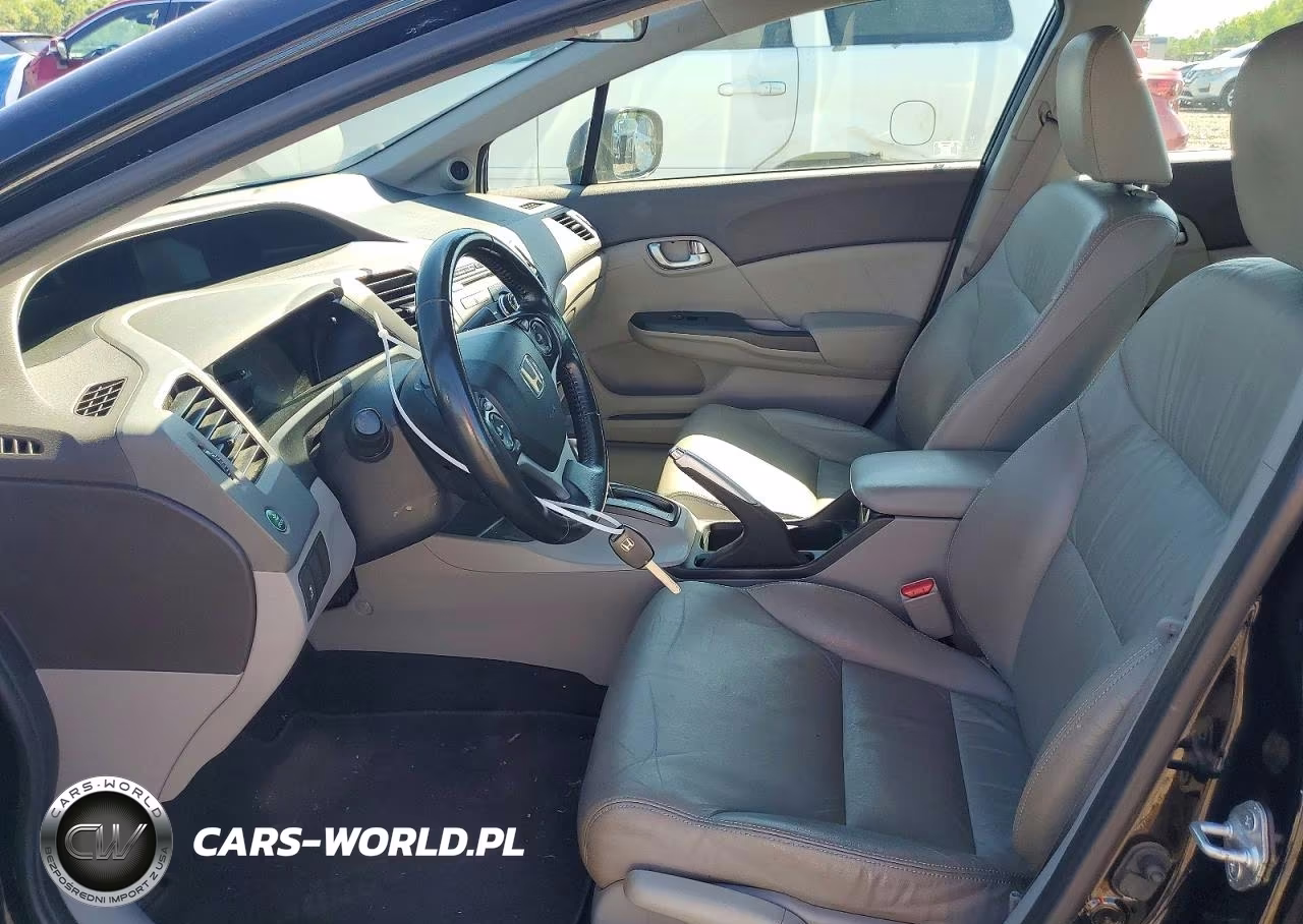 2012 Honda Civic Hybrid L VIN:JHMFB4F30CS008247 - 7