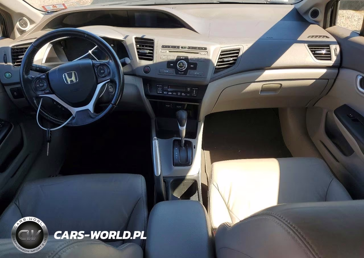 2012 Honda Civic Hybrid L VIN:JHMFB4F30CS008247 - 8