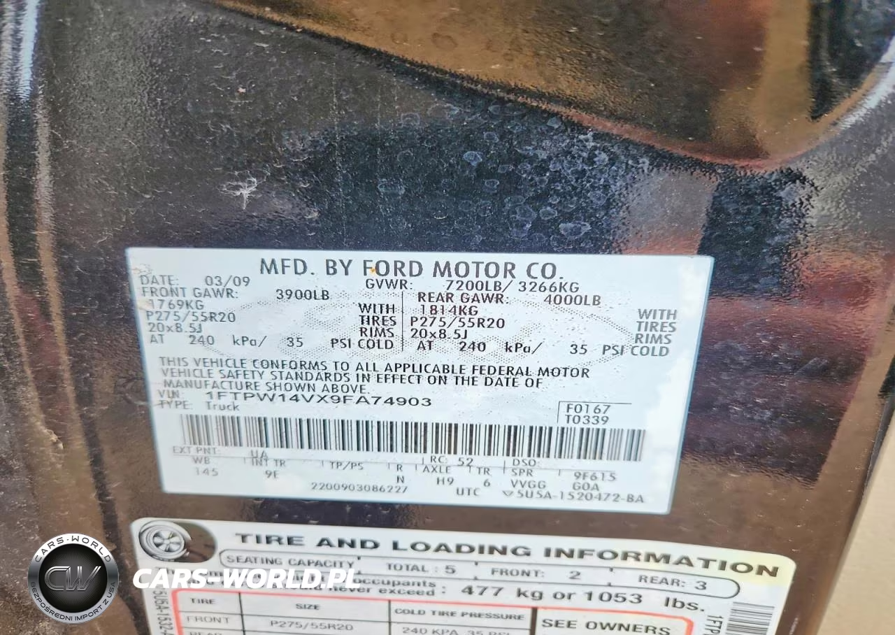 2009 Ford F150 Supercrew VIN:1FTPW14VX9FA74903 - 12