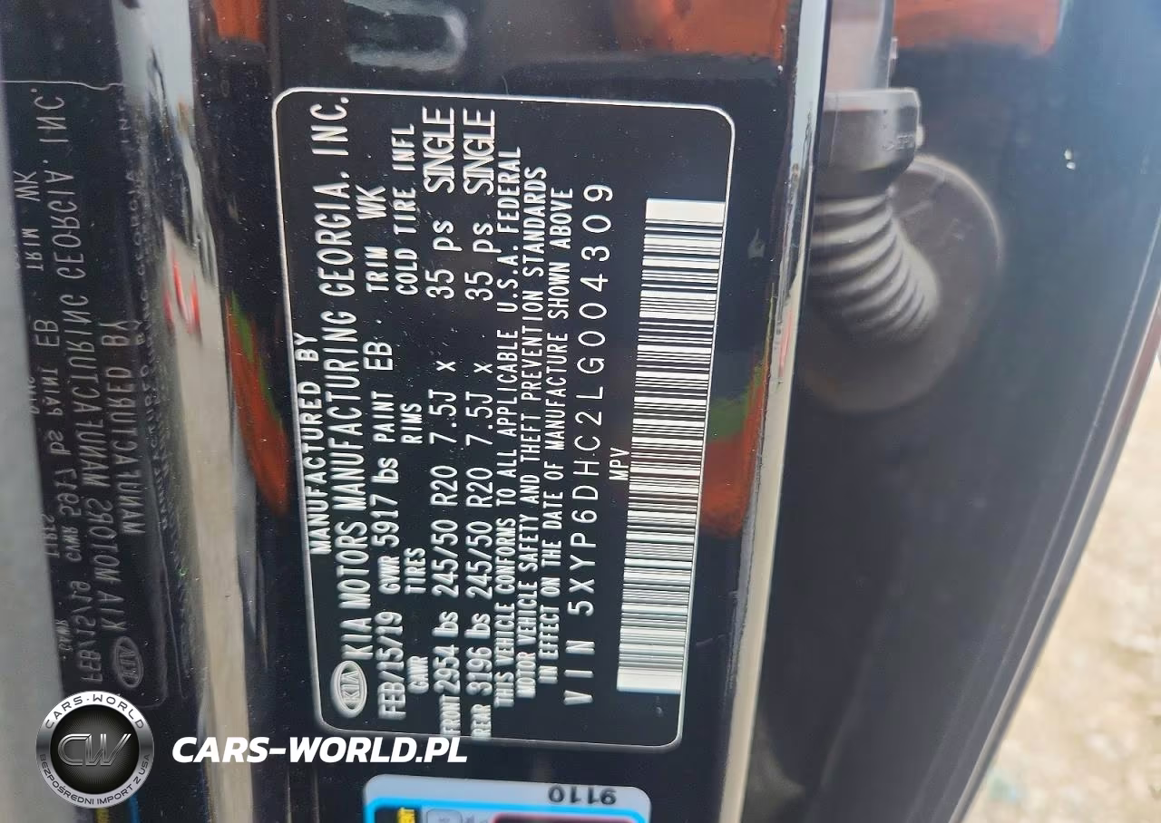 2020 Kia Telluride S VIN:5XYP6DHC2LG004309 - 13