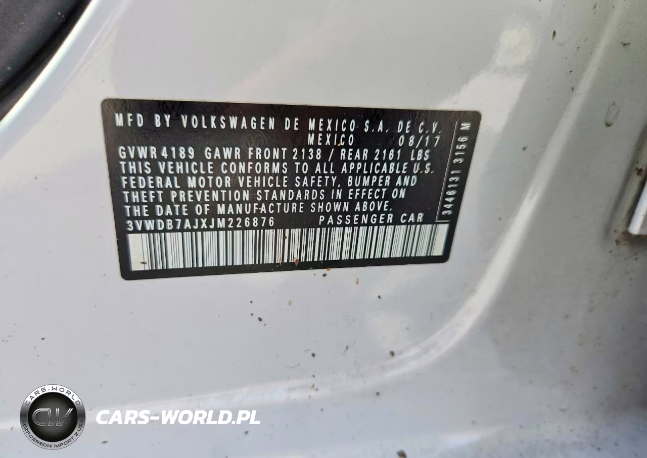 2018 Volkswagen Jetta Se VIN:3VWDB7AJXJM226876 - 13