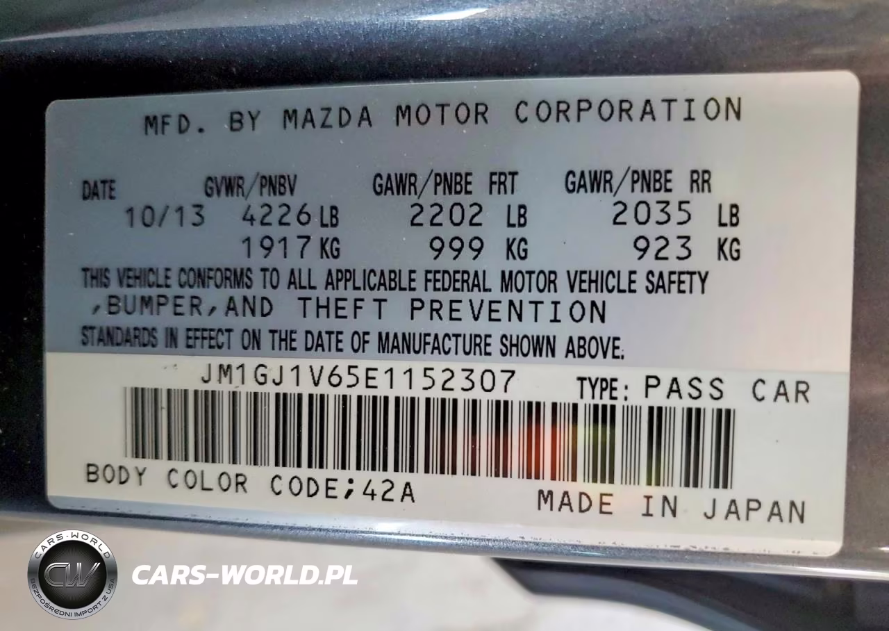 2014 Mazda 6 Touring VIN:JM1GJ1V65E1152307 - 12