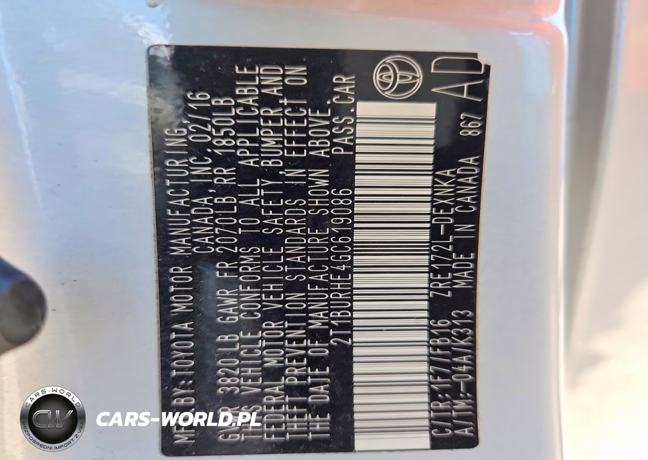 2016 Toyota Corolla Le VIN:2T1BURHE4GC619086 - 13
