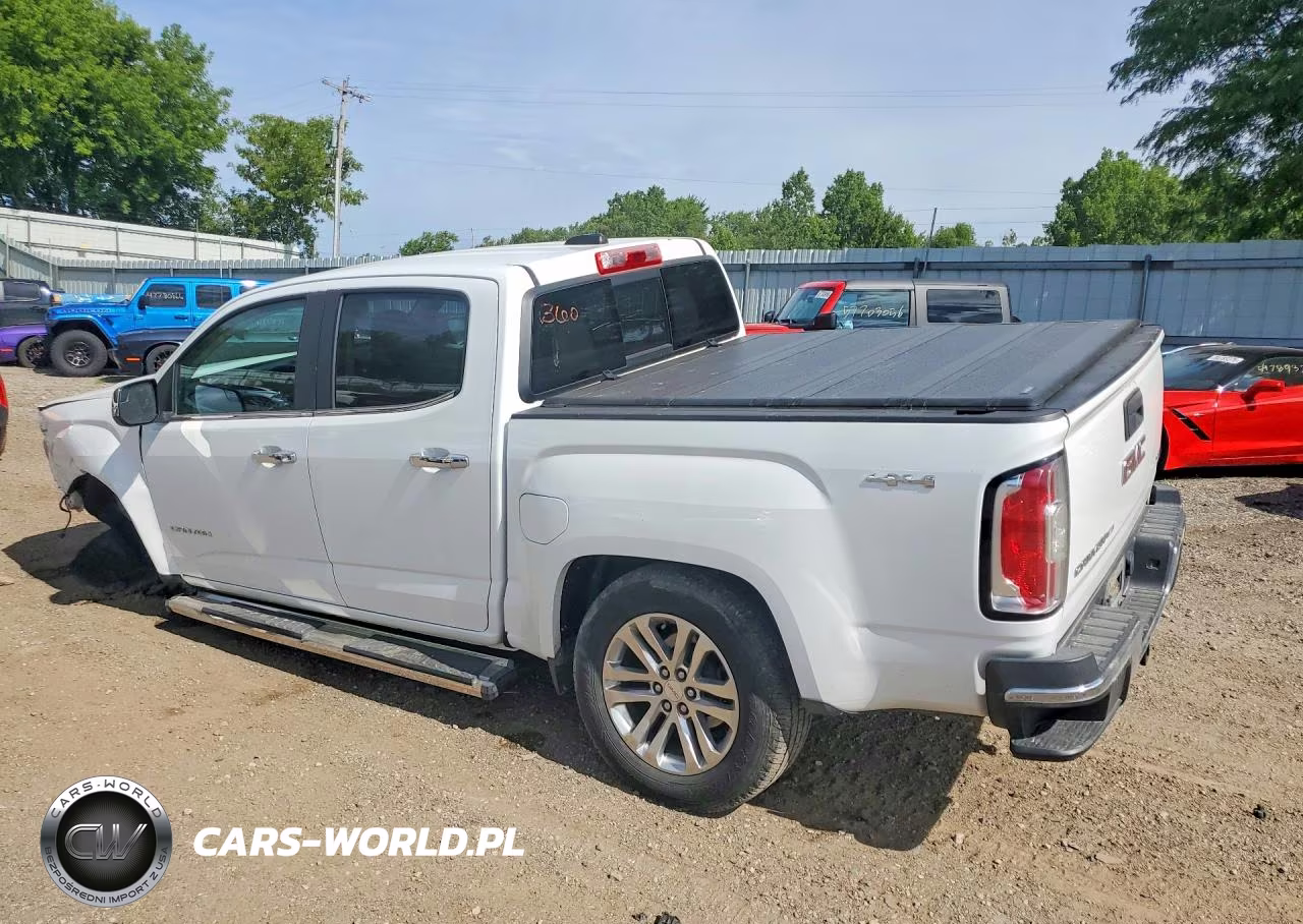 2017 GMC Canyon Slt VIN:1GTG6DEN2H1218617 - 2