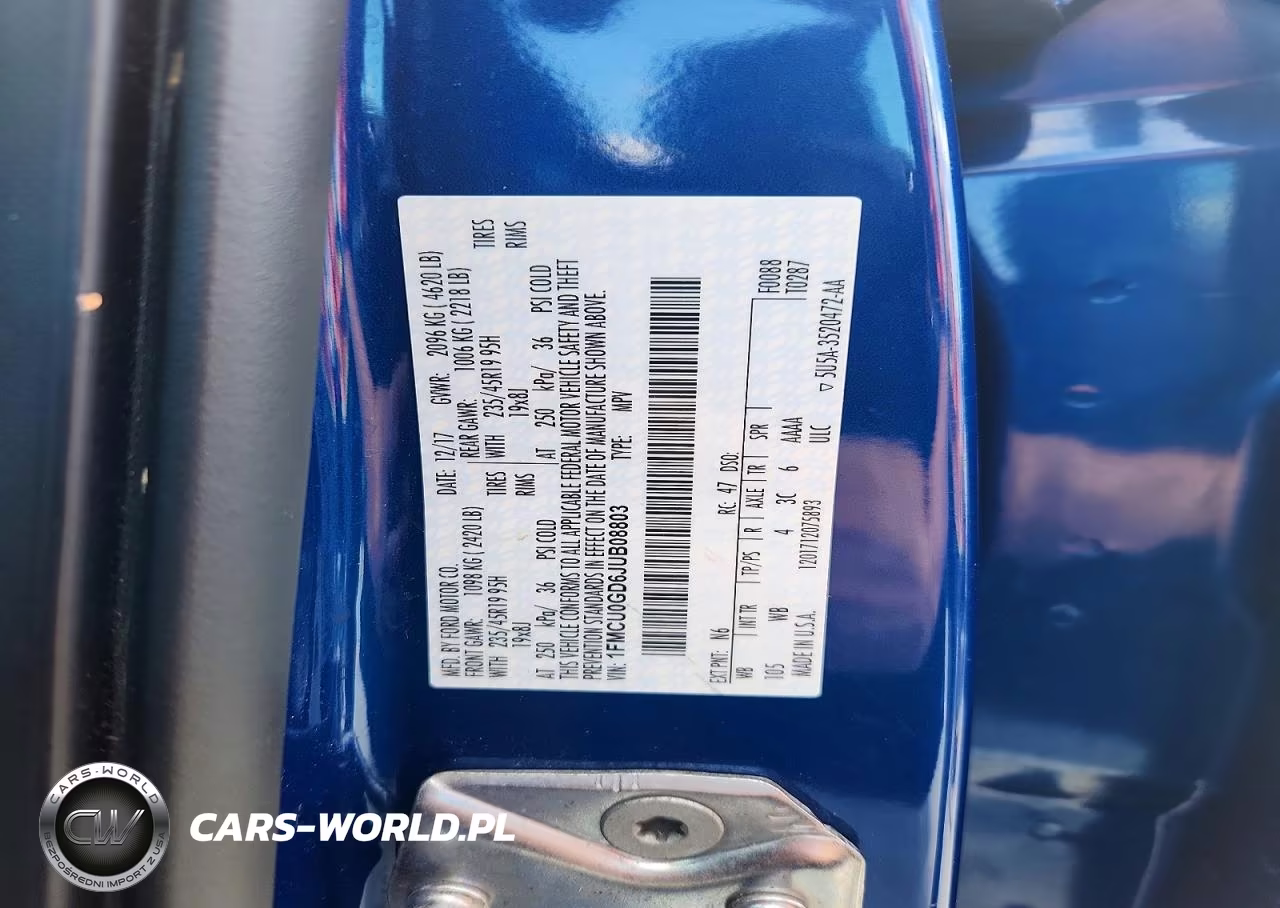 2018 Ford Escape Se VIN:1FMCU0GD6JUB08803 - 13