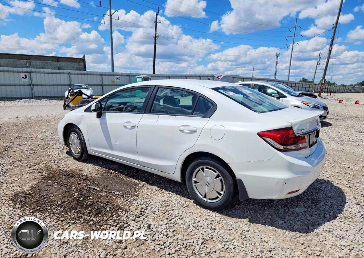 2013 Honda Civic Hf VIN:2HGFB2F6XDH556296 - 2