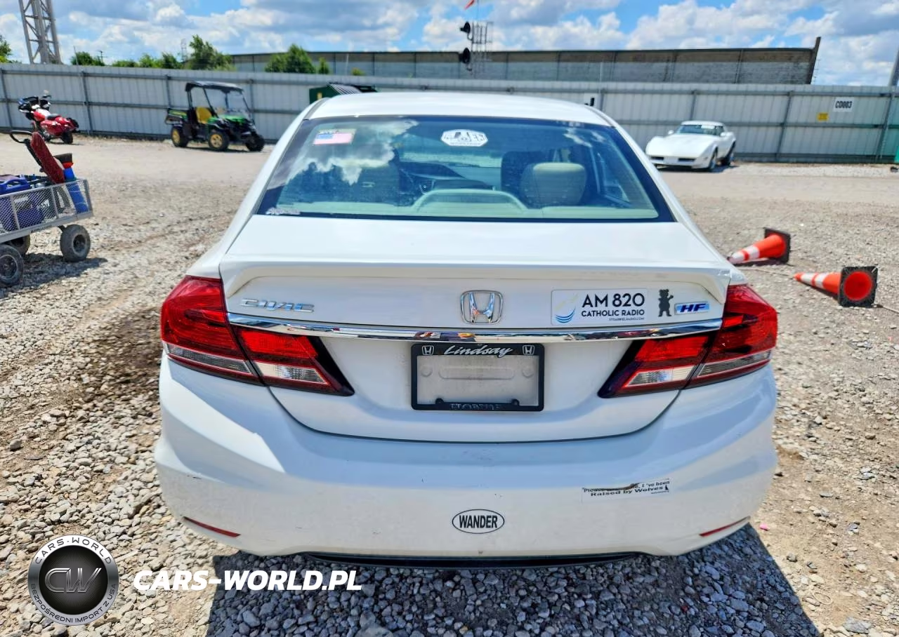 2013 Honda Civic Hf VIN:2HGFB2F6XDH556296 - 6