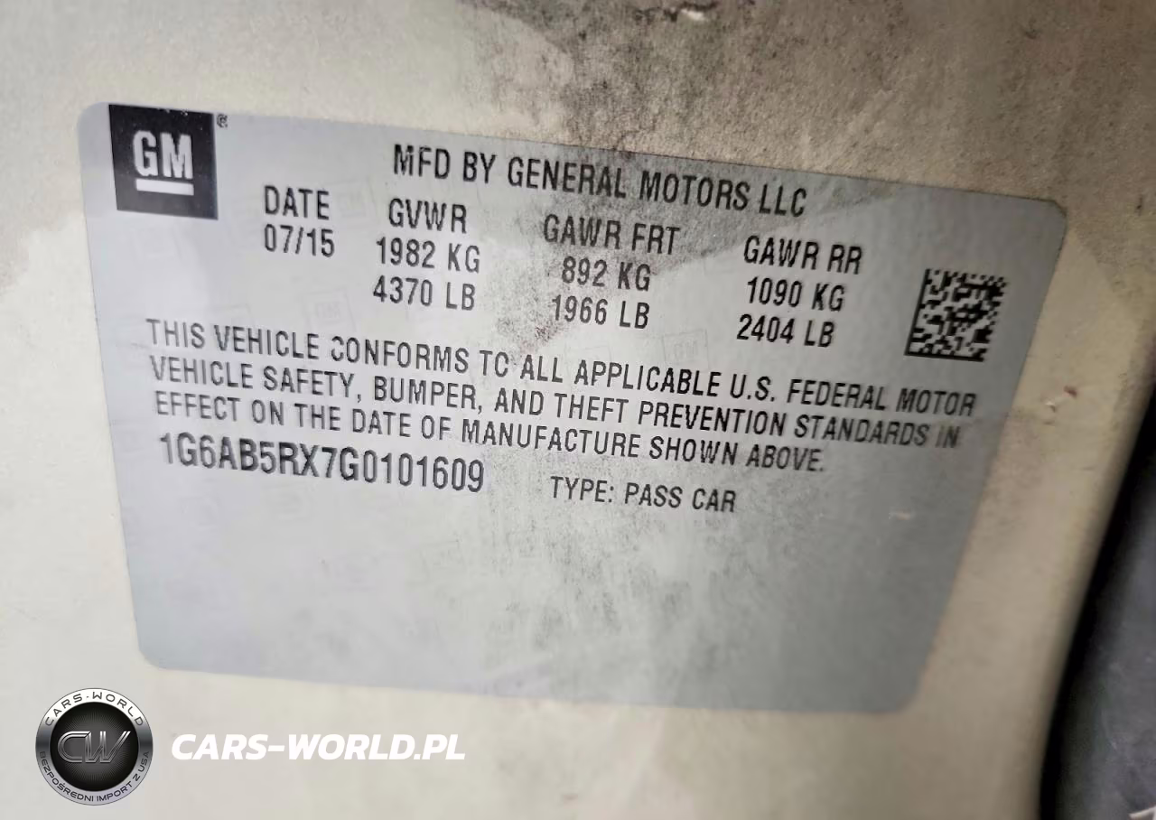2016 Cadillac Ats Luxury VIN:1G6AB5RX7G0101609 - 12