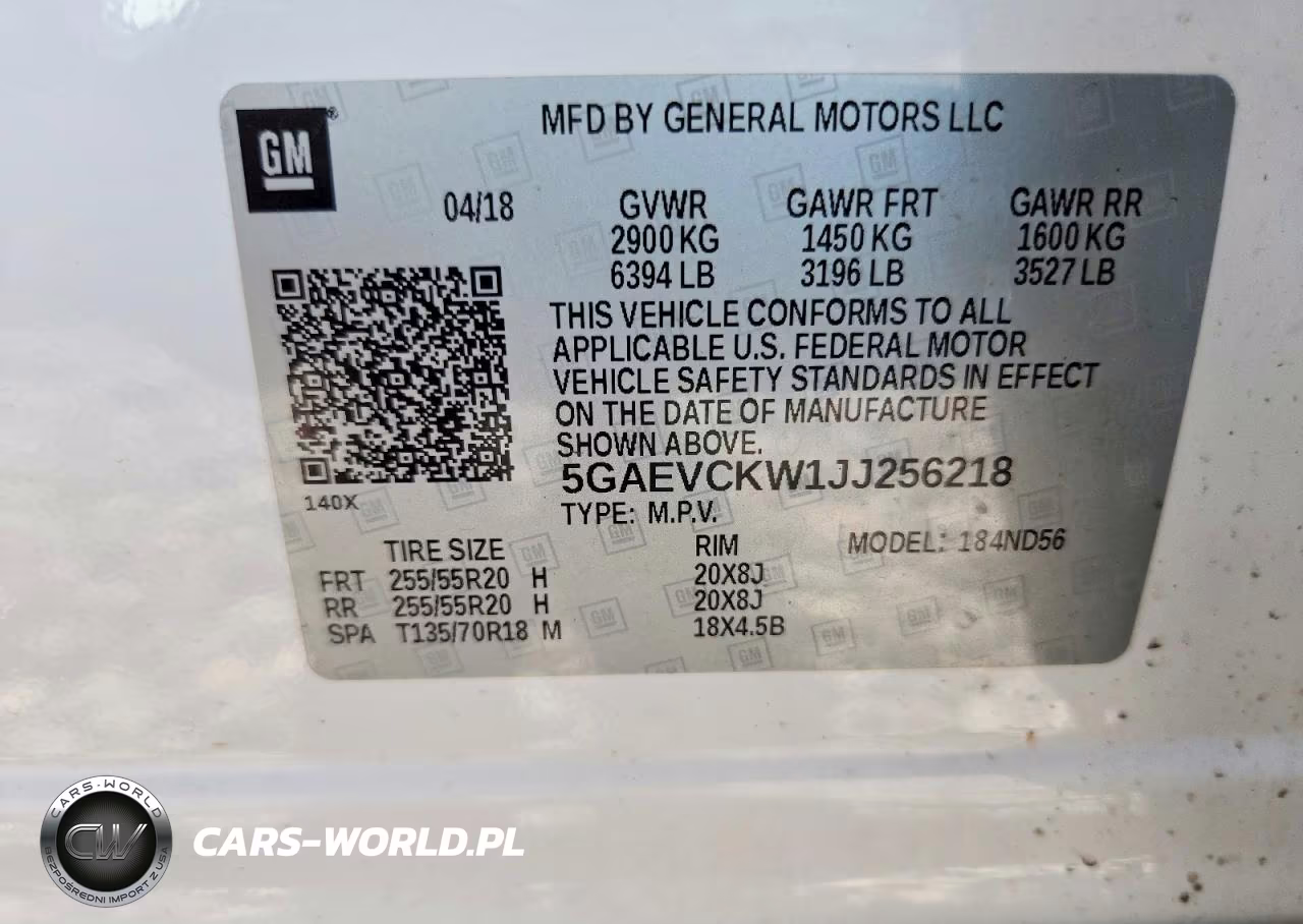 2018 Buick Enclave Avenir VIN:5GAEVCKW1JJ256218 - 13