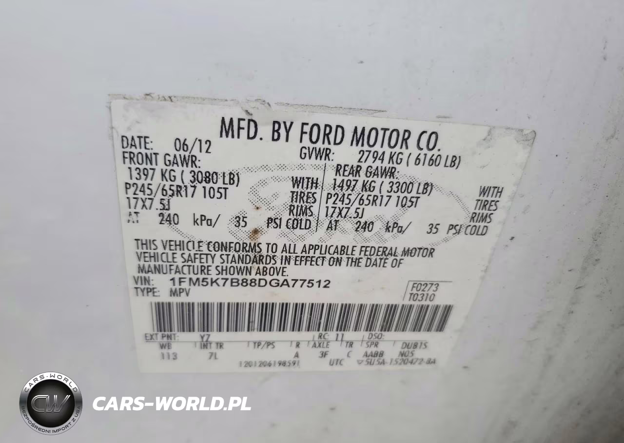 2013 Ford Explorer VIN:1FM5K7B88DGA77512 - 13