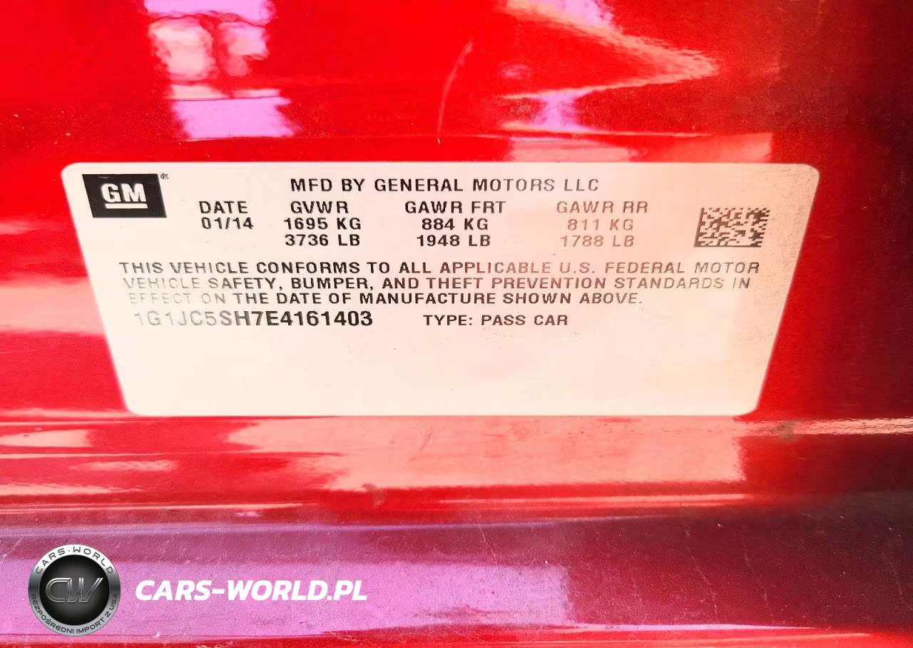 2014 Chevrolet Sonic VIN:1G1JC5SH7E4161403 - 12